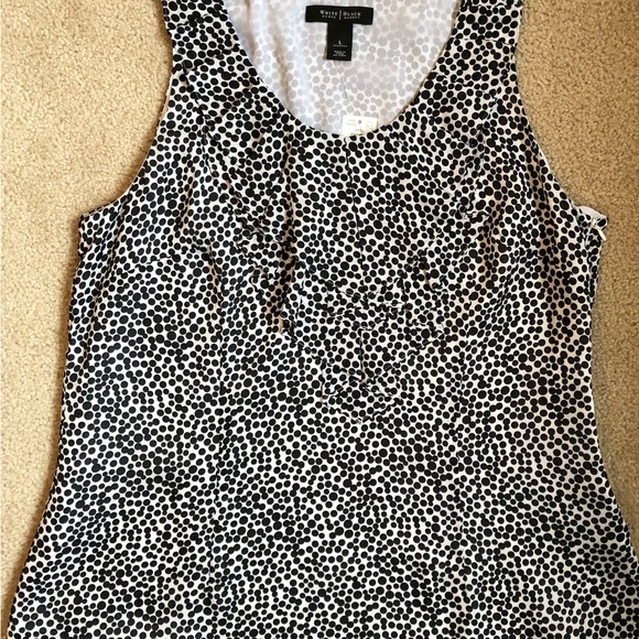 White House Black Market Ruffle Blouse - size L - Picture 2 of 6